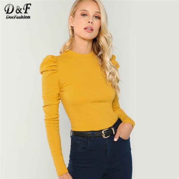 Dotfashion-Puff-Sleeve-Rib-Knit-Long-Sleeve-Tee-Shirt-Women-2020-Tops-Autumn-Elegant-T-Shirt-4.jpg