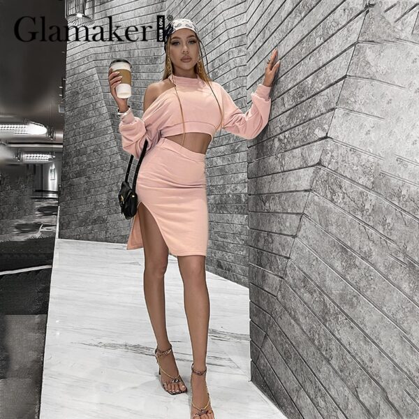 Glamaker-Pink-off-shoulder-Christmas-dinner-party-skirts-sets-Women-elegant-cropped-top-and-split-midi-4.jpg
