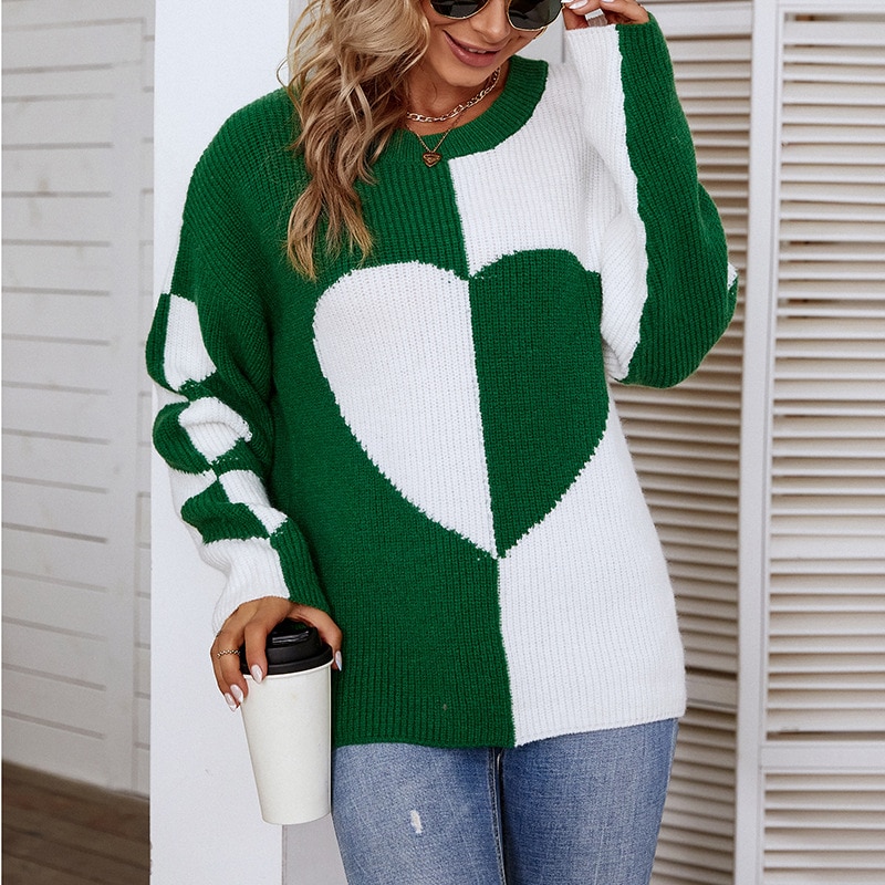 2022-New-O-Neck-Heart-Knitted-Sweater-Women-Pullover-Knitwear-Korean-Style-Kawaii-Jumper-Winter-Casual-1