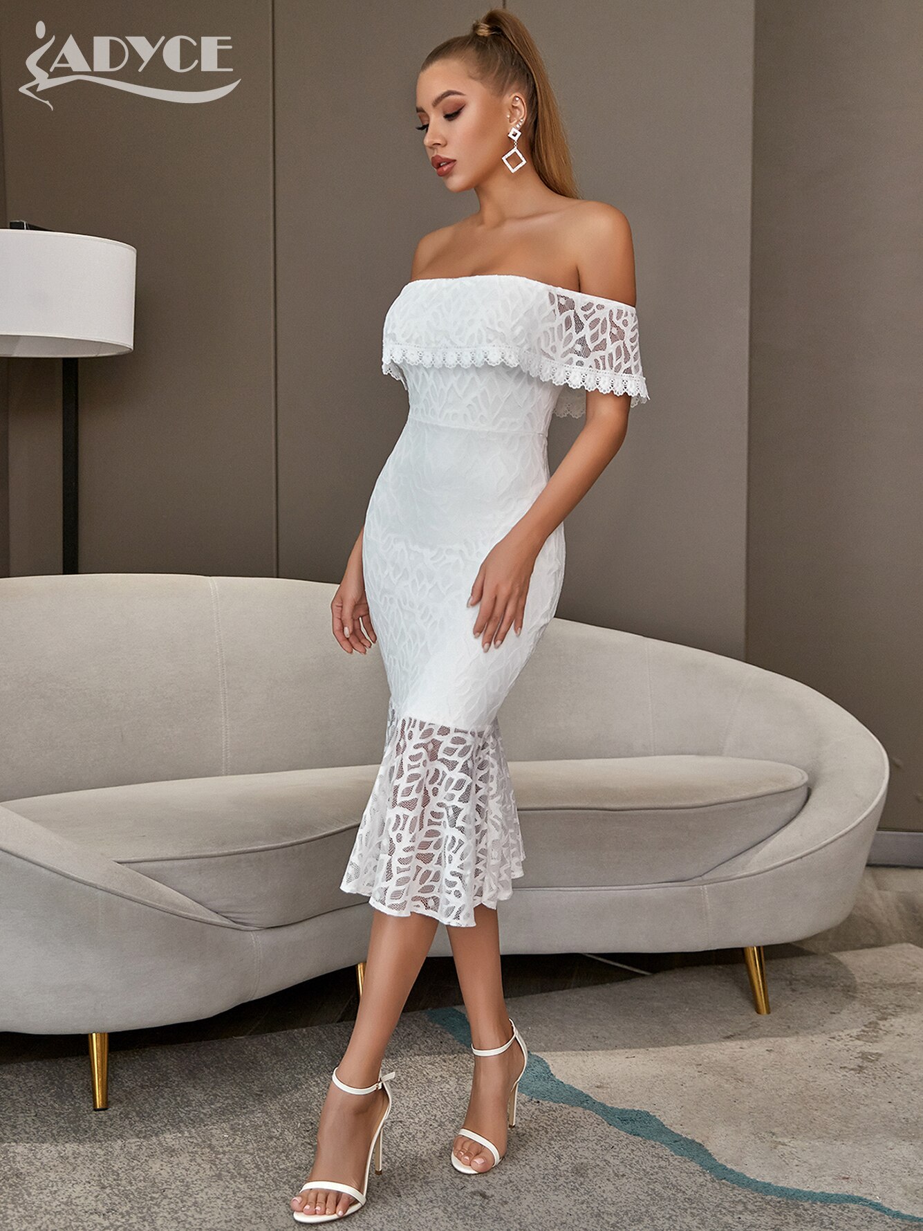 Adyce-White-Lace-Midi-Mermaid-Bandage-Dress-For-Women-2022-Summer-Off-Shoulder-Evening-Wedding-Club-5