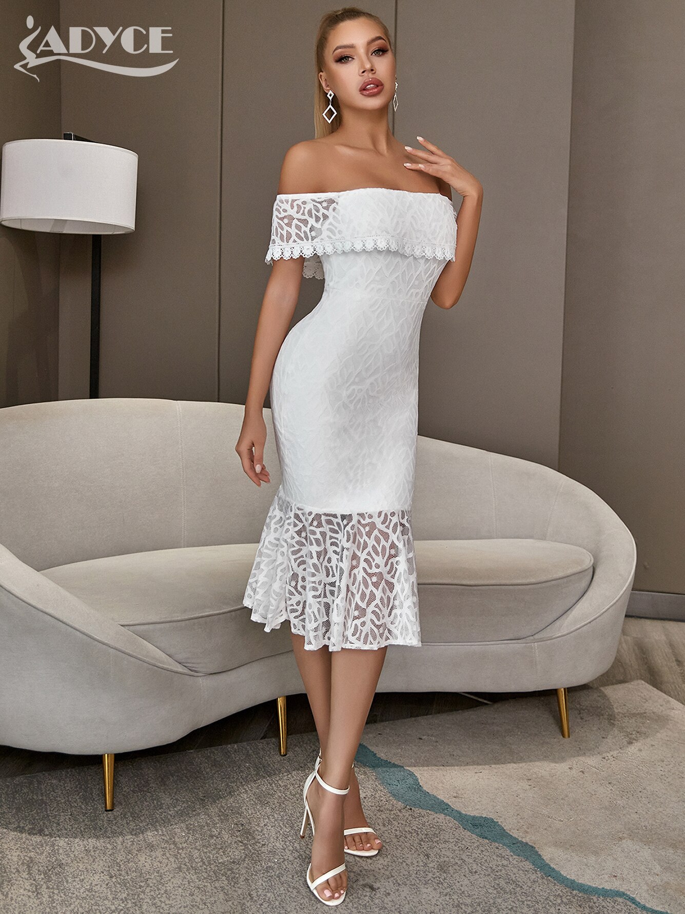 Adyce-White-Lace-Midi-Mermaid-Bandage-Dress-For-Women-2022-Summer-Off-Shoulder-Evening-Wedding-Club-6