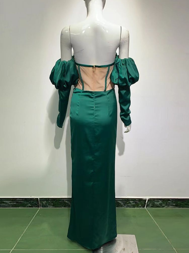 Ailigou-2022-New-Luxury-Beaded-Emerald-Green-Evening-Dress-Off-Shoulder-Puff-Sleeve-Side-Sexy-Skinny-5
