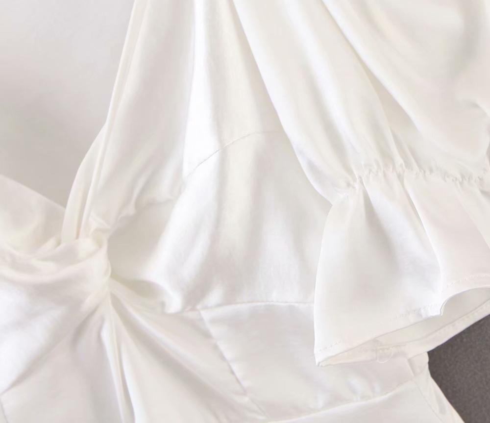Bazaleas-Palace-Satin-Smooth-Women-Dress-Vintage-Puff-Sleeve-White-Dress-Fashion-Bow-Like-Silk-Vestidos-3
