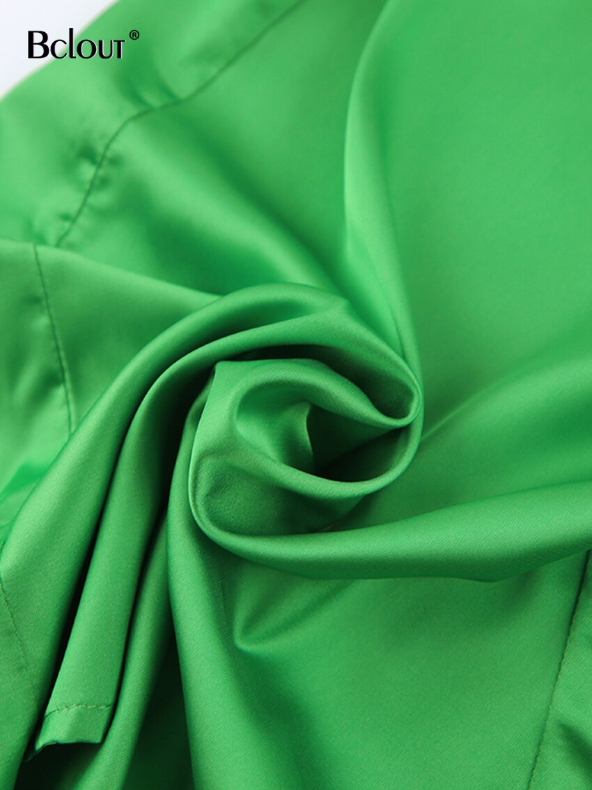 Bclout-Summer-Green-Satin-Dress-Women-Casual-High-Waist-Backless-Sexy-Dress-Elegant-Fashion-A-Line-5