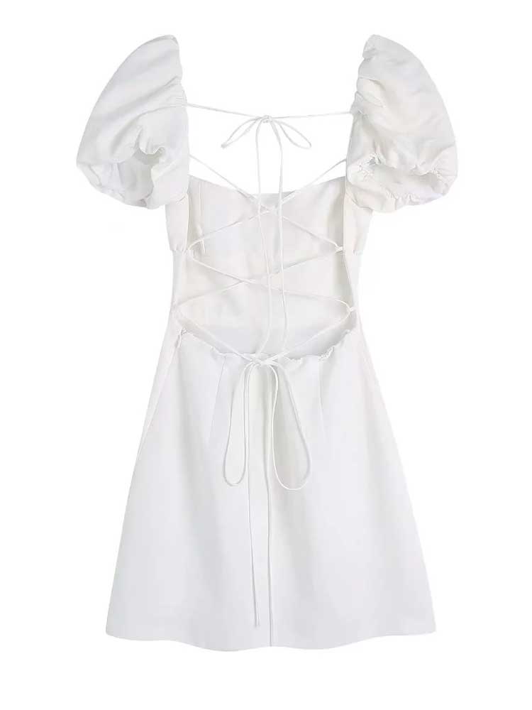 Boho-Inspired-white-summer-dress-cotton-mini-dress-square-neck-tied-back-chic-sexy-women-dress-2
