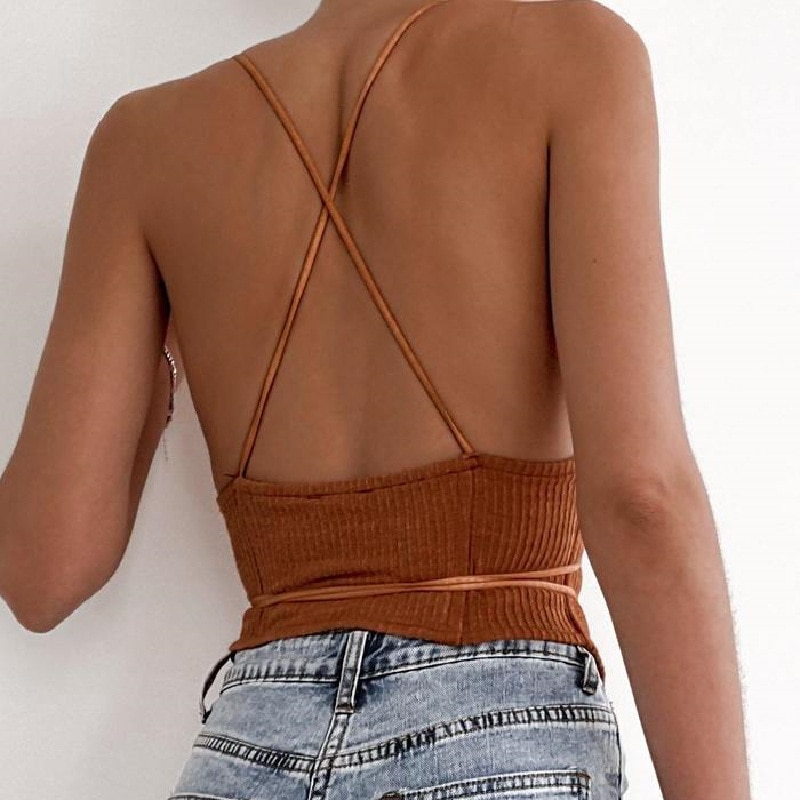 Cryptographic-Vintage-Fashion-Sexy-Bandage-Straps-Crop-Tops-Women-Elegant-Ribbed-Hollow-Out-Backless-Sleeveless-Top-5