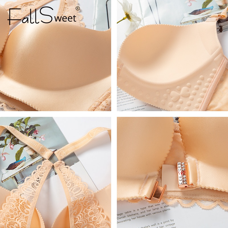 FallSweet-Seamless-Plus-Size-Bra-Sexy-Front-Closure-Underwear-Womens-Beatuy-Lace-Back-Plunge-Lingeire-Wireless-4