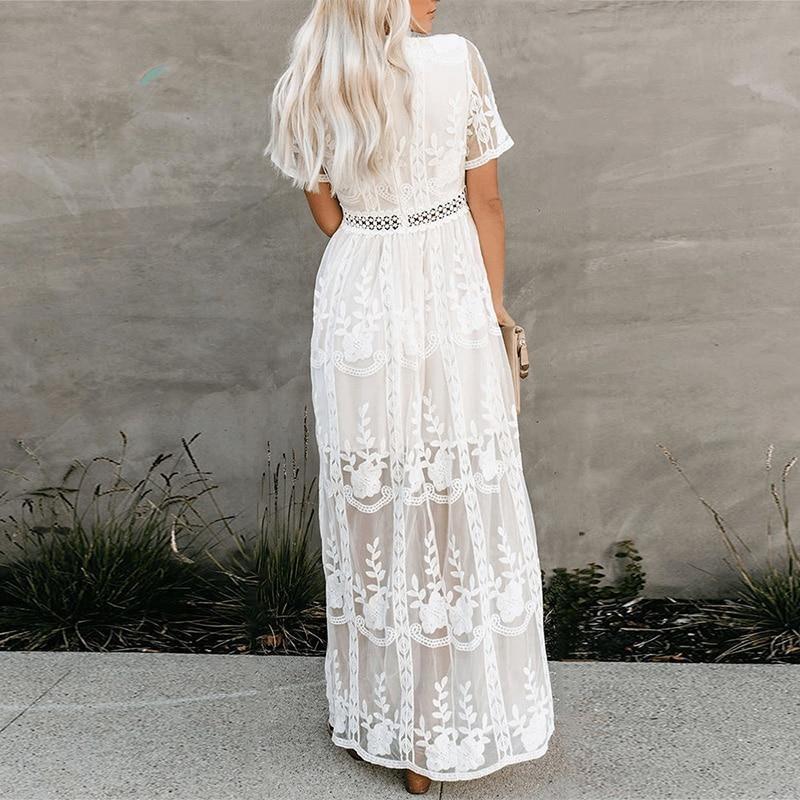 Happie-Queens-Summer-2021-Women-Lace-Embroidery-Long-Sleeve-V-neck-White-Chiffon-Beach-Dress-Lady-1
