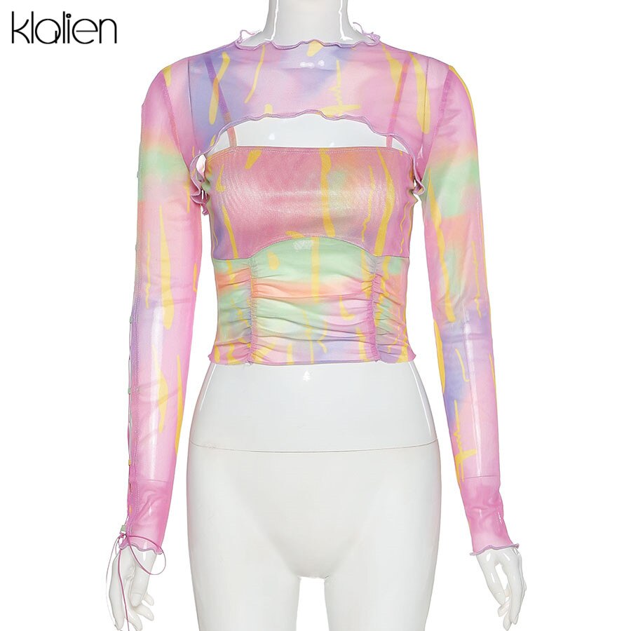 KLALIEN-sexy-fashion-hollow-out-female-two-piece-set-t-shirt-spring-summer-casual-high-street-5
