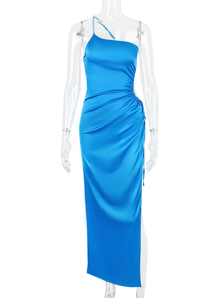 Karlofea-Sexy-Double-Layered-Satin-Vacays-Outfits-Sleeveless-Long-Dress-One-Shoulder-Crystal-Strap-Cut-Out-2