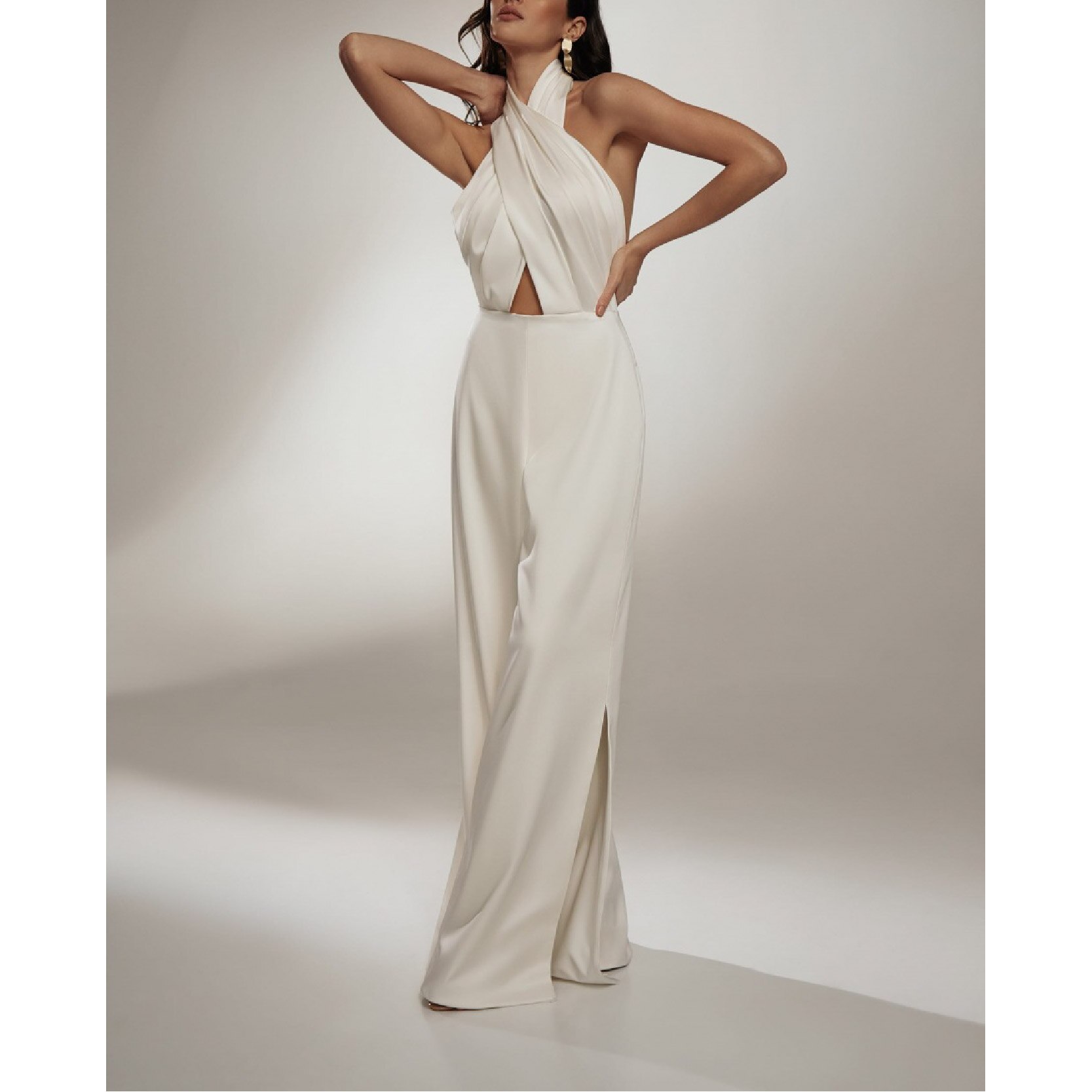Ladies-Jumpsuit-Sexy-Slim-Solid-Color-Sleeveless-Cross-Halter-Hollow-Backless-Wide-Leg-Pants-Trousers-Daily-1