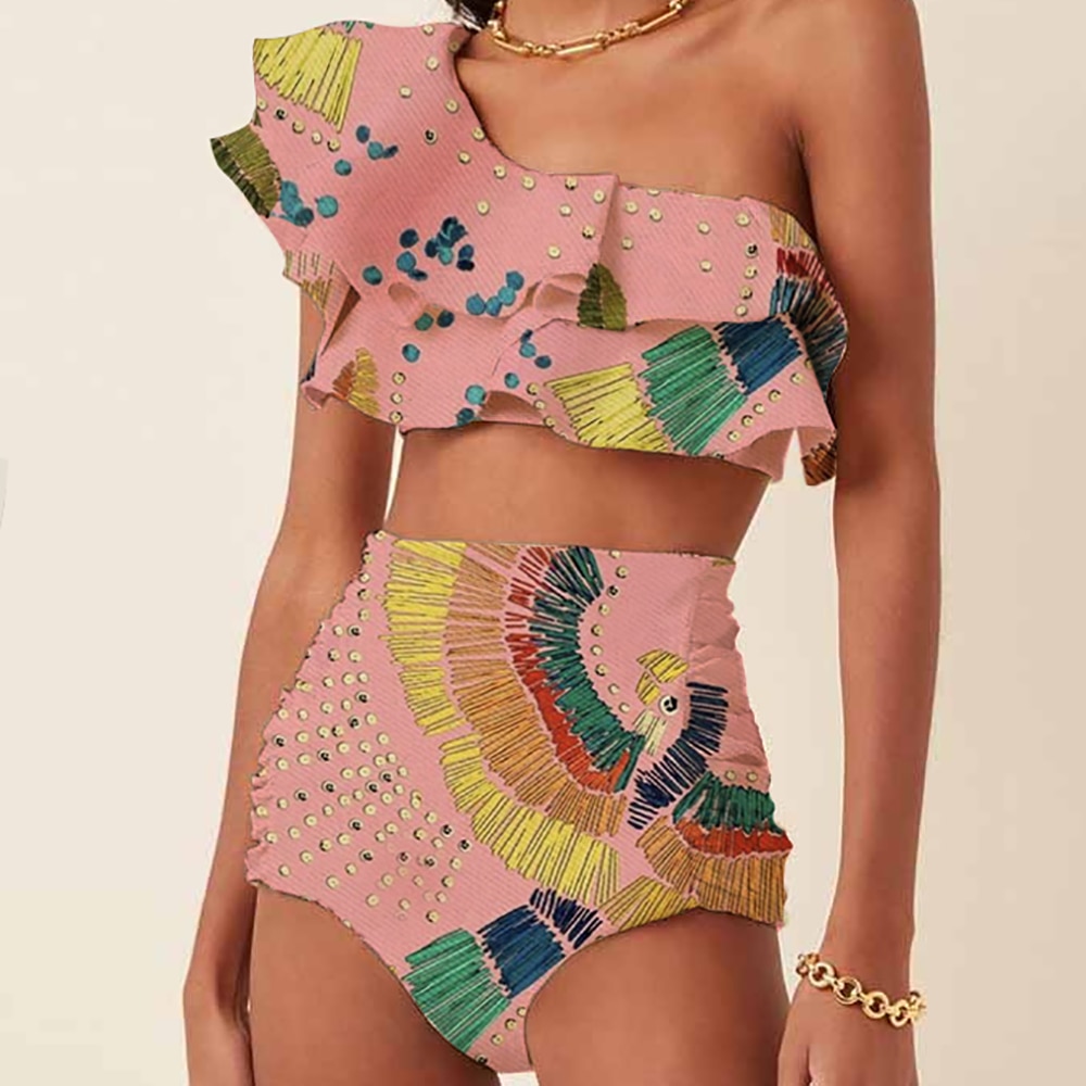 One-Shoulder-Embroidered-Printed-Ruffled-Push-Up-Micro-Swimsuit-Two-Pieces-Plus-Tankini-Women-Swimming-Suits-3