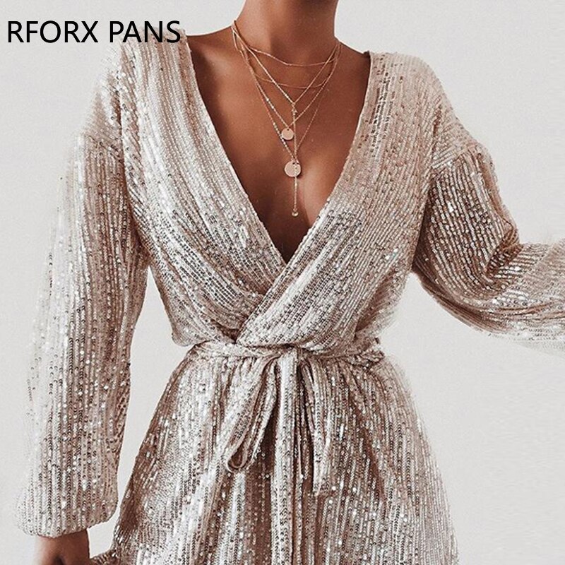 Plunge-Sequins-Knotted-Rompers-1