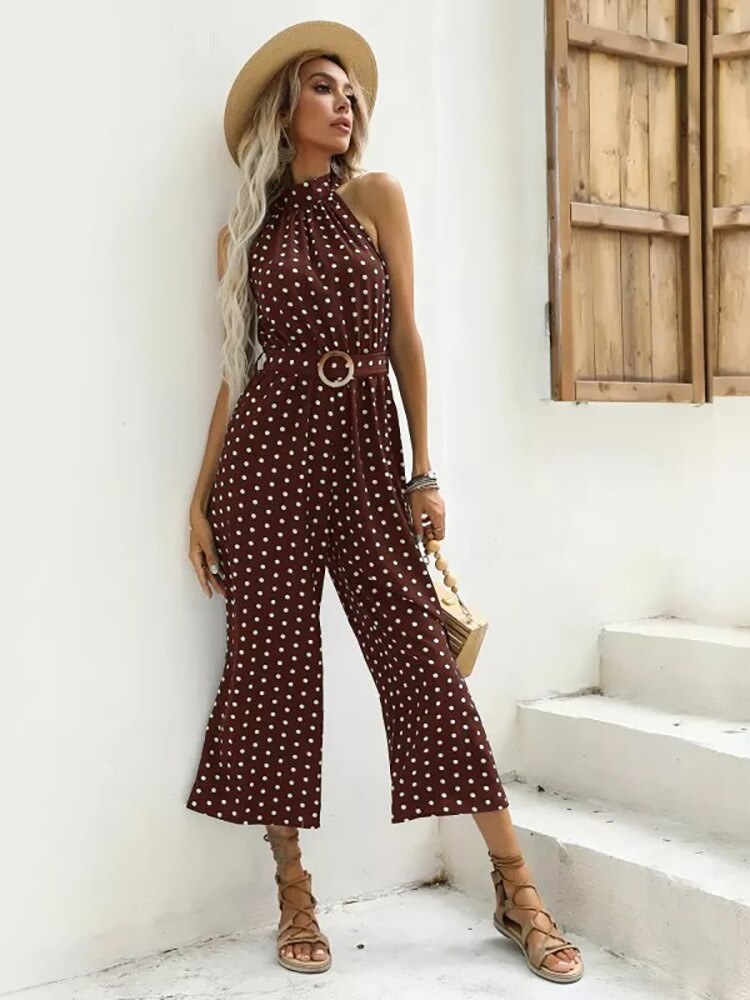 Polka-Dots-Retro-Belted-Calf-length-Vacation-Halter-Neck-Jumpsuit-Women-Elegant-Casual-Lady-Outfits-TZ6078-2