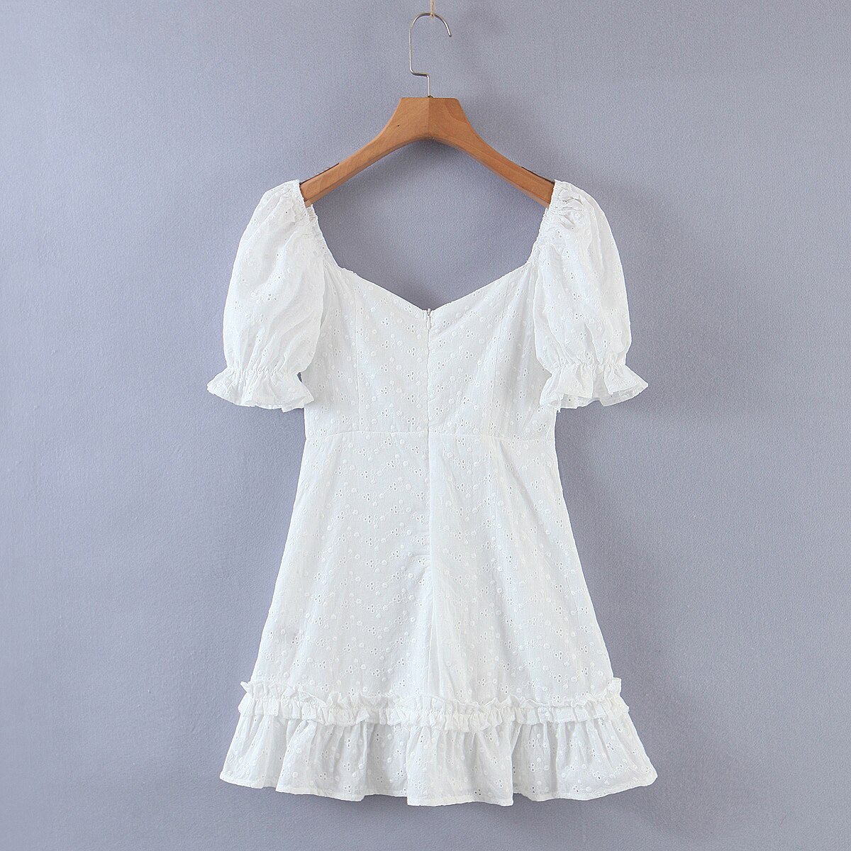 Short-sleeve-dress-women-vintage-embroidered-dresses-summer-ruffle-dress-slim-mini-dress-hollow-out-lace-5
