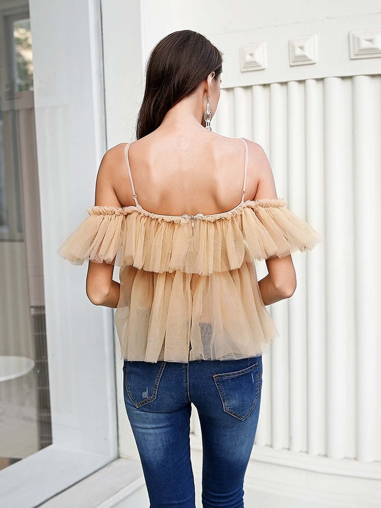 Simplee-V-neck-mesh-lace-up-sexy-blouse-summer-women-Strap-boho-ruffle-cold-shouler-elegant-3