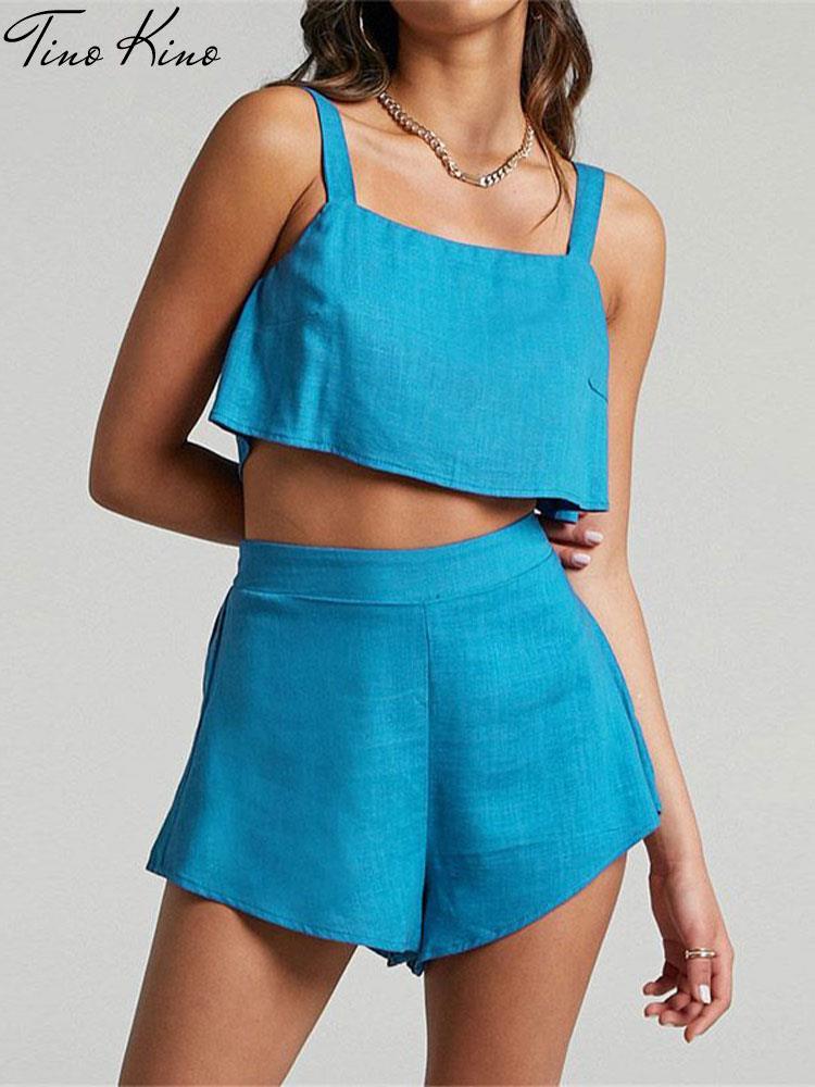 Summer-Women-Tracksuit-Camisole-Vest-Shorts-Set-Backless-Cropped-Top-Mini-Shorts-Two-Piece-Set-Female-4