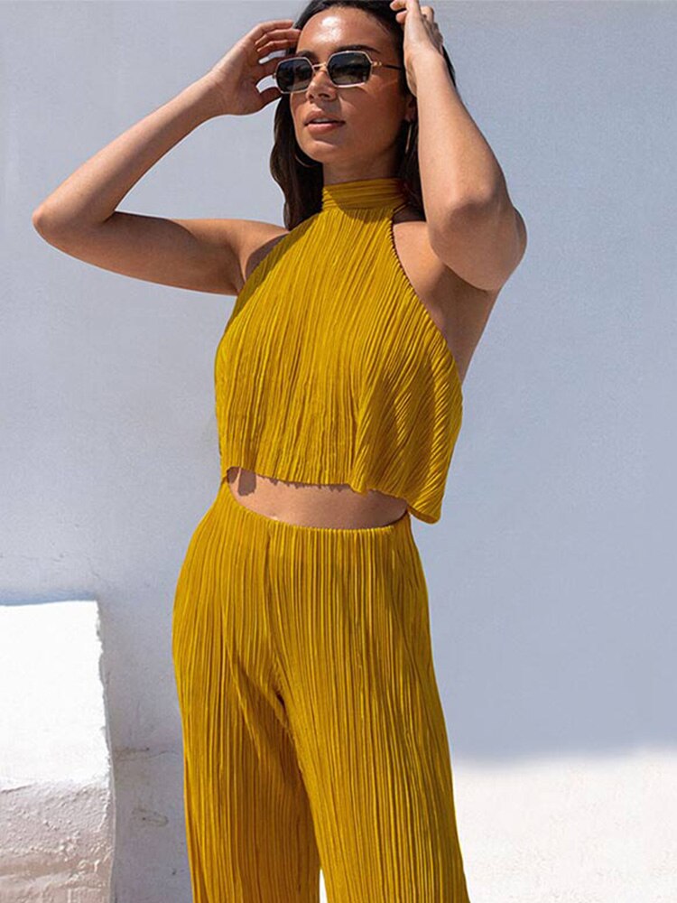 Women-Elegant-Pleated-Sets-Sleeveless-Backless-Tank-Tops-And-Split-Trouser-Suits-2022-Summer-Female-Sexy-5