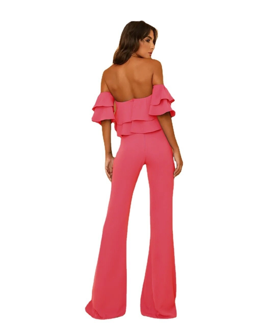 Women-Jumpsuits-Solid-Color-2022-Summer-New-Always-Collar-Ruffle-Solid-Color-Jumpsuit-Slim-Fitting-Bell-4