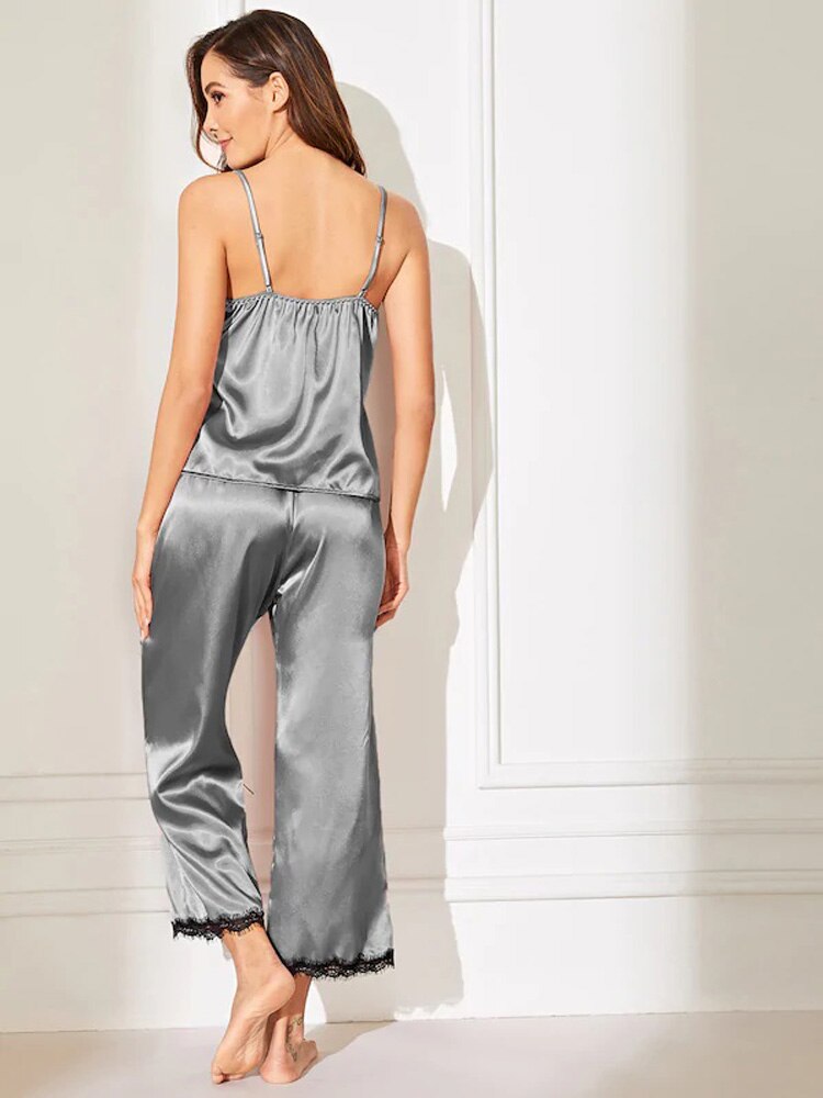 Women-Sleepwear-Cami-Top-with-Long-Pant-Floral-Lace-V-Neck-Pyjamas-Satin-Pajamas-Elegant-Pijama-3