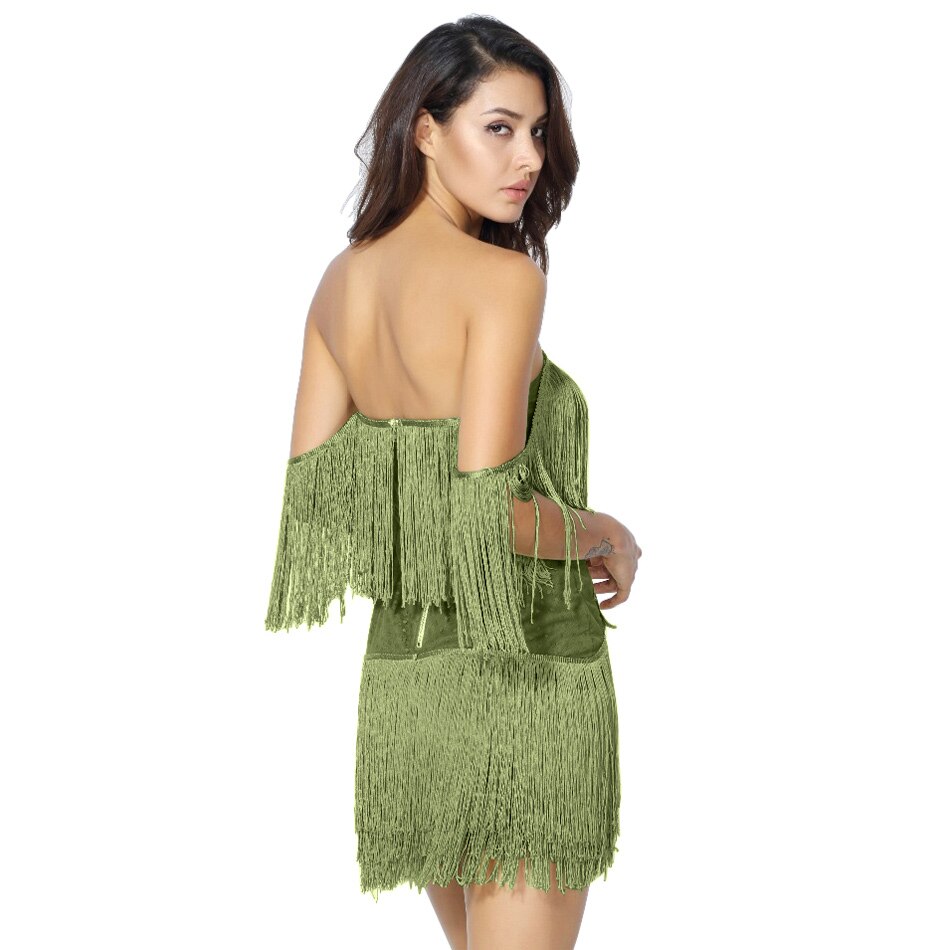Women-Summer-Fringe-Party-Dress-Sexy-V-Neck-Strapless-Off-the-Shoulder-Tassel-Mini-Bodycon-Rayon-1