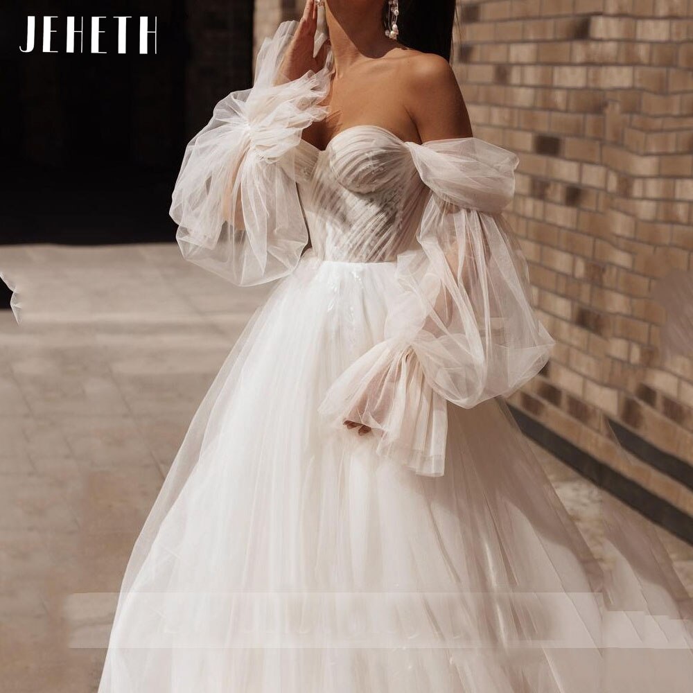 JEHETH-Charming-Long-Sleeves-Sweetheart-Tulle-Wedding-Dress-Sexy-Backless-A-Line-Off-Shoulder-Bridal-Gown-3