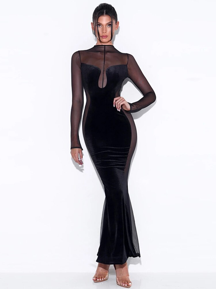 Cryptographic-Velvet-Mesh-Sheer-Long-Sleeve-Sexy-Gown-Maxi-Dress-for-Women-Fashion-Outfits-Backless-Dresses-5