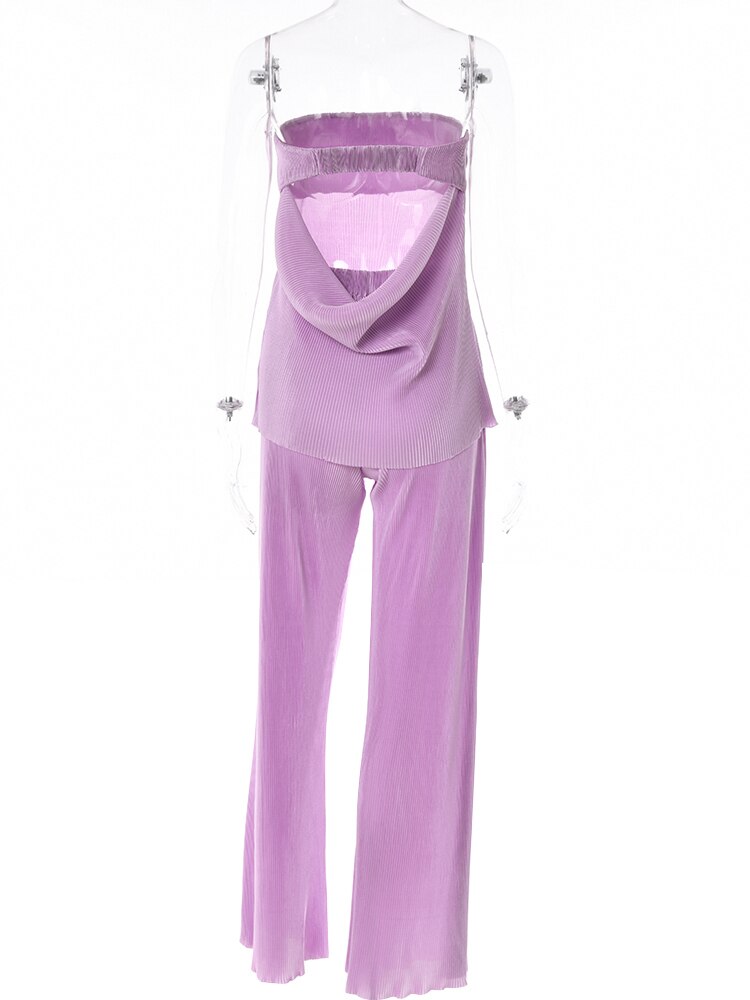 Fantoye-Sexy-Strapless-Pant-Sets-Women-Purple-Backless-Crop-Tops-Loose-Wide-Leg-Trousers-Suit-Casual-5