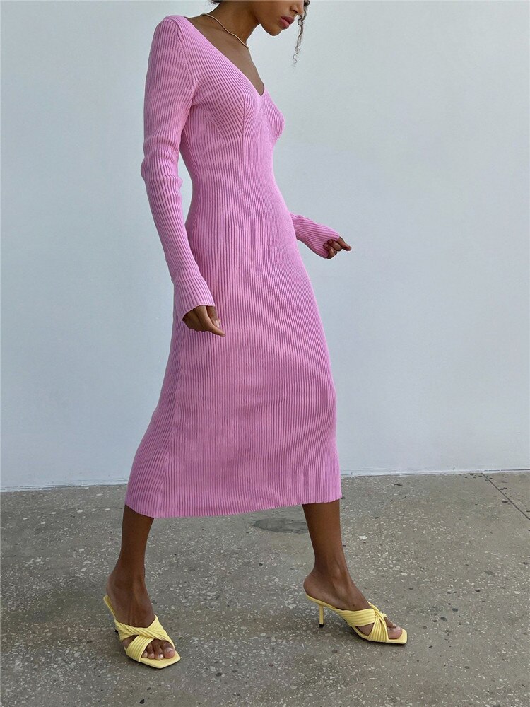 Autumn-Winter-Knitted-Bodycon-Dress-for-Women-Elegant-Lilac-Long-Sleeve-Casual-Midi-Dress-Sexy-Backless-2