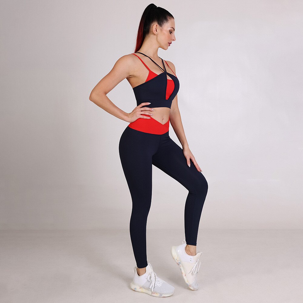 Contrasting-Color-Sexy-Yoga-Set-Fitness-Sports-Suit-Thin-Strap-Bra-High-Waist-Pants-Running-Workout-3