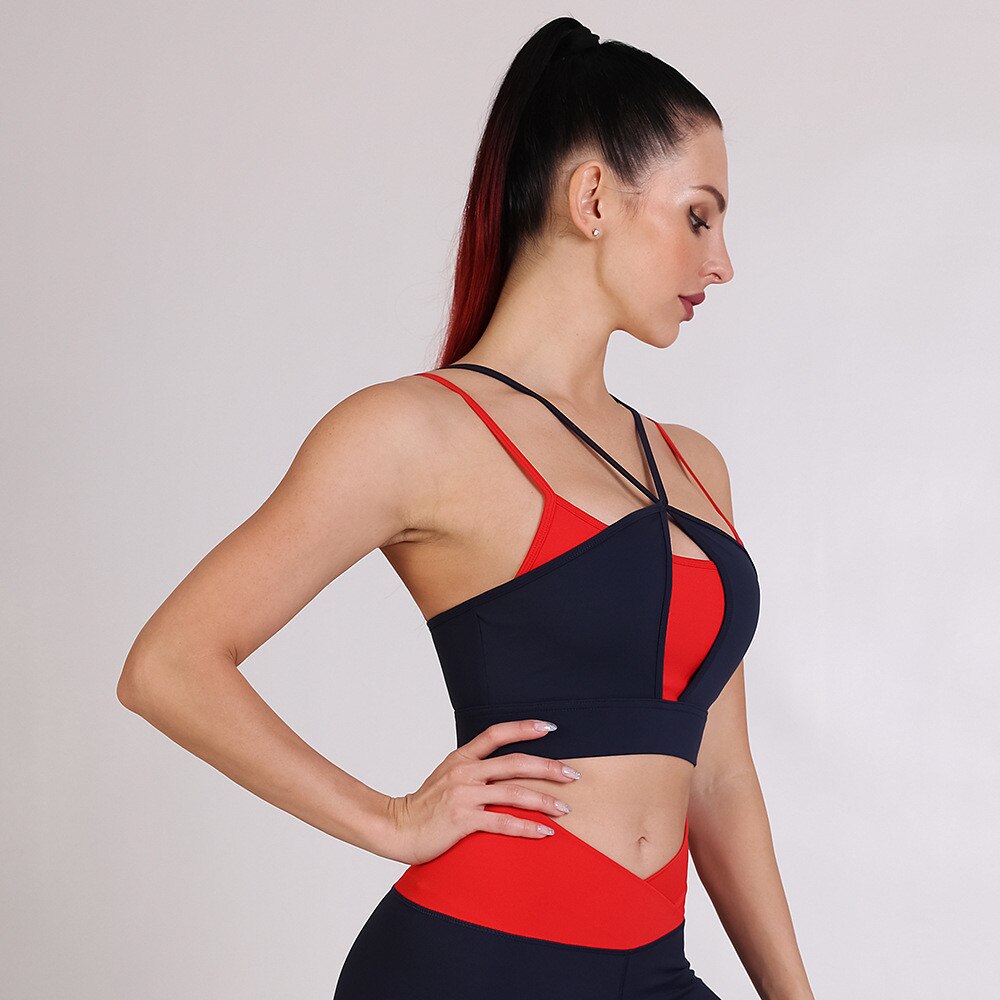 Contrasting-Color-Sexy-Yoga-Set-Fitness-Sports-Suit-Thin-Strap-Bra-High-Waist-Pants-Running-Workout-4