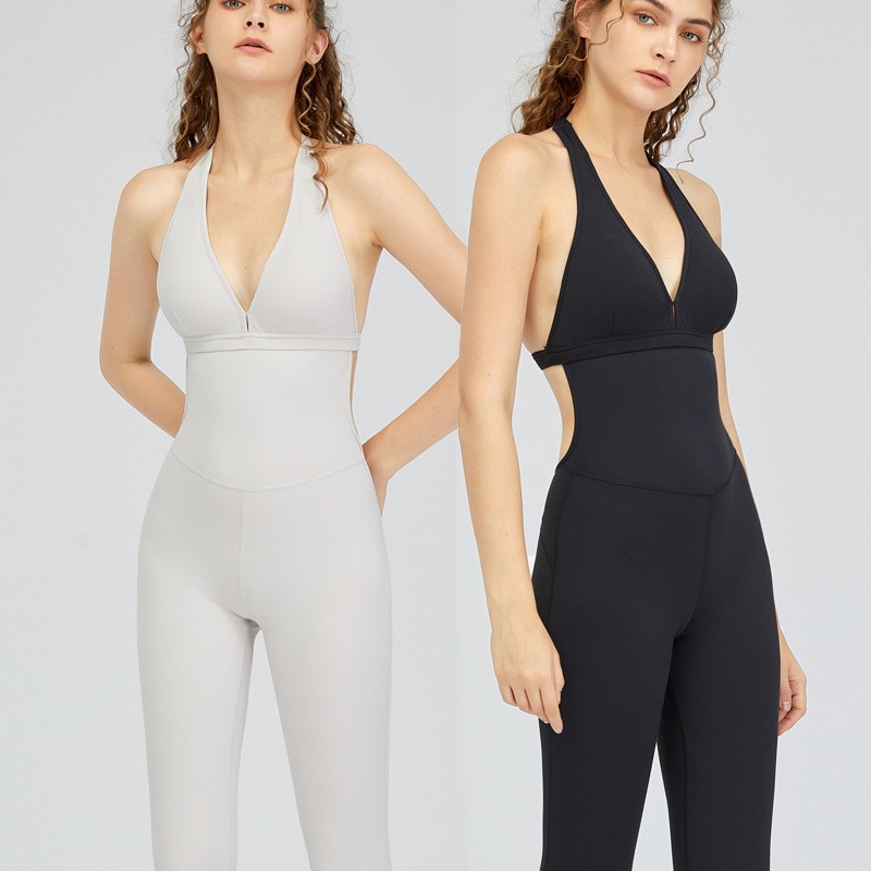 Sexy-V-Collar-Sport-Suit-Tight-Dance-Yoga-Set-Backless-Fitness-Jumpsuit-Sportswear-For-Women-Gym-4