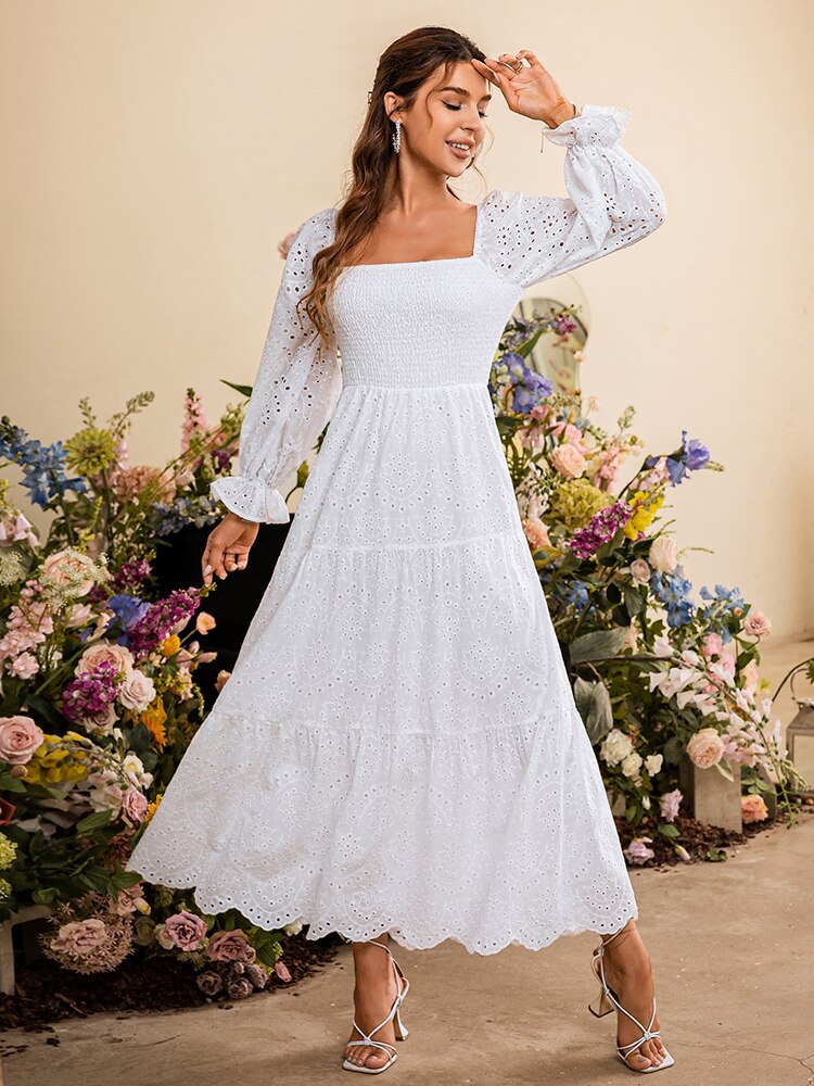 Simplee-Women-Elegant-Lantern-Sleeves-Lace-Dress-2022-Off-Shoulder-Party-Hollow-Out-Long-Vestidos-Sexy-1