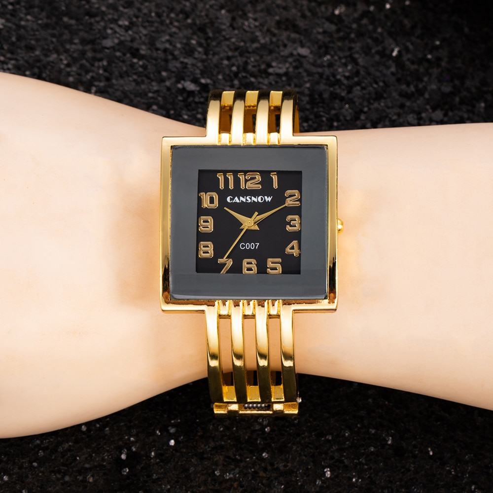 Women-Watches-2019-Luxury-Brand-Women-Bracelet-Watch-Gold-Black-Dial-Watch-Quartz-Clock-relogio-feminino-5