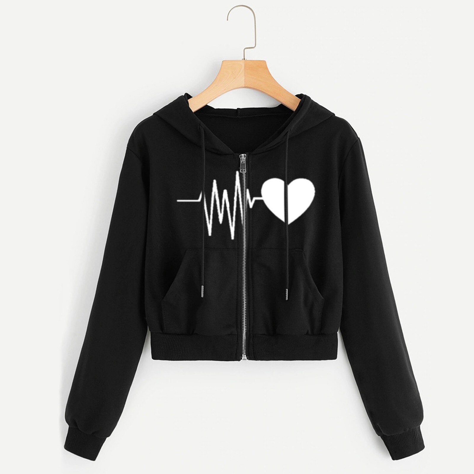 Heartbeat-Print-Zip-Up-Cropped-Hoodies-Sweatshirts-Sweatshirts-For-Teen-Girls-Harajuku-Kpop-Korean-Style-Clothes-1