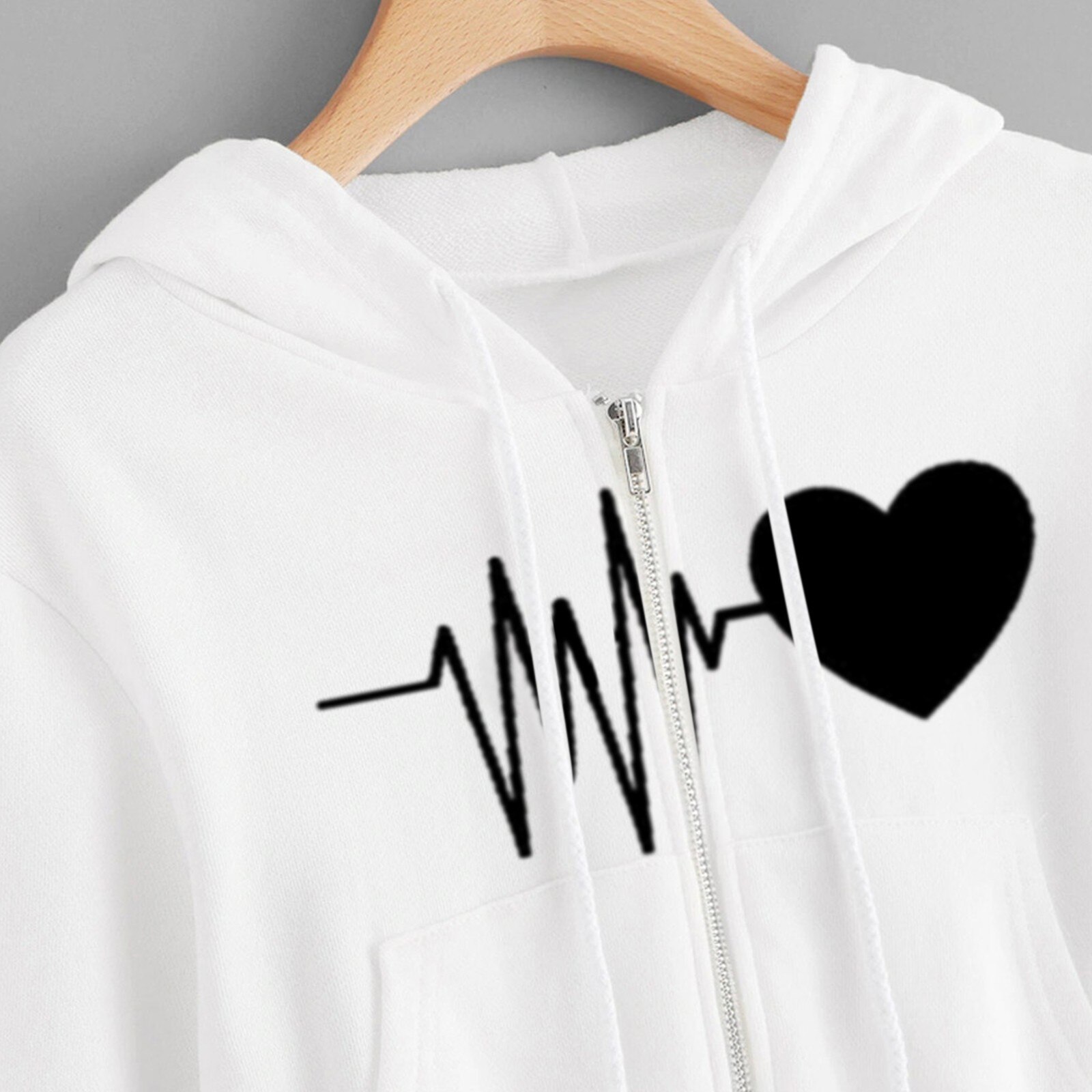 Heartbeat-Print-Zip-Up-Cropped-Hoodies-Sweatshirts-Sweatshirts-For-Teen-Girls-Harajuku-Kpop-Korean-Style-Clothes-4