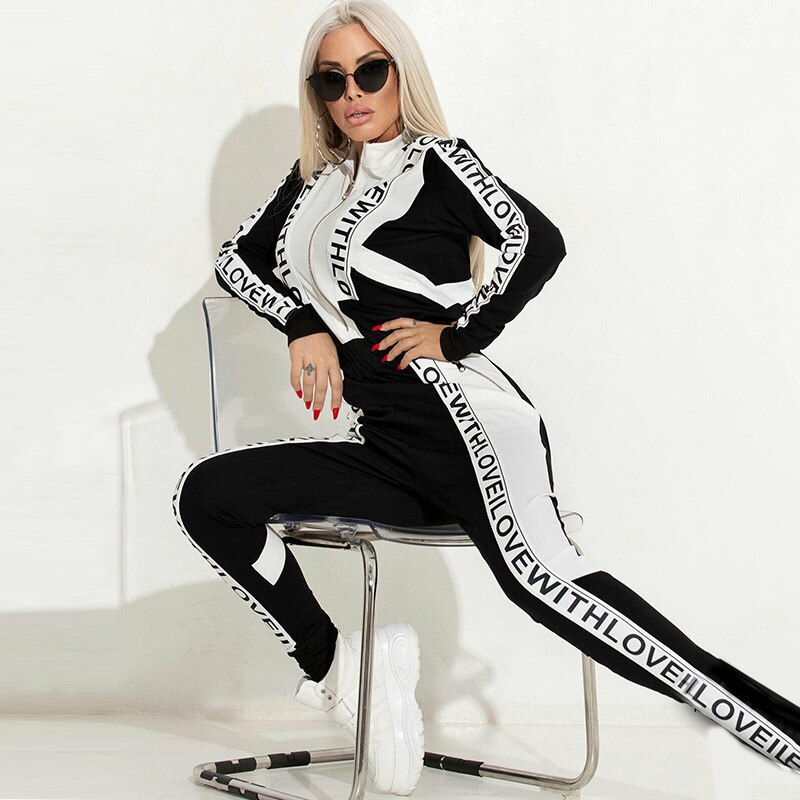 Oshoplive-Black-White-Patchwork-Letter-Print-Jumpsuits-Women-One-Piece-Outfit-Casual-Fashion-Jump-Suits-For-1