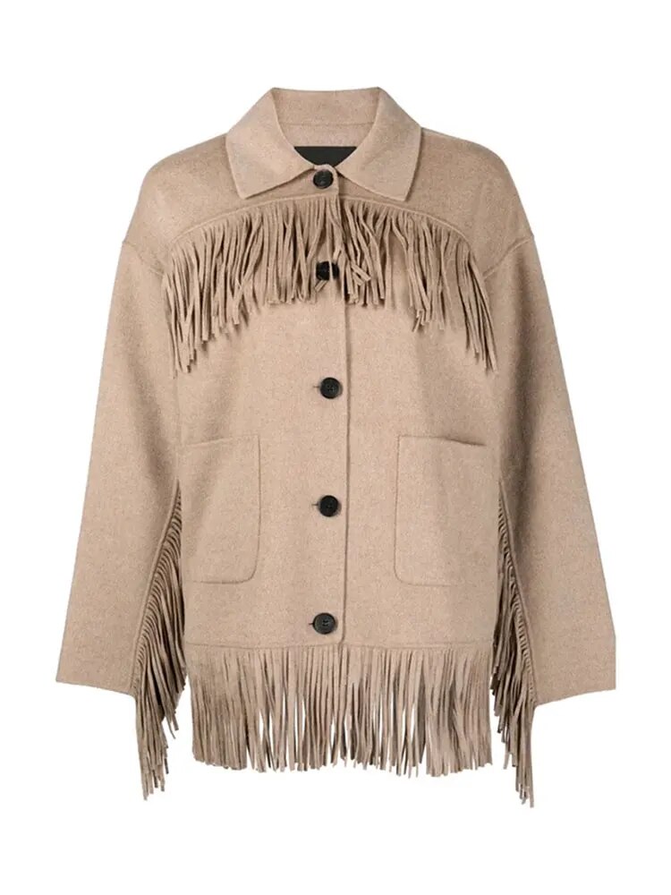 Autumn-Vintage-Tassels-Woolen-Blends-Jacket-Women-Single-Breasted-Lapel-Long-Sleeve-Khaki-Coat-New-Lady-5